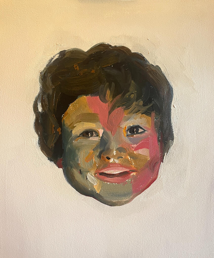 Hen 2026 - oil on paper